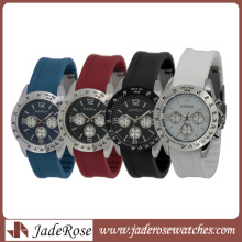 Multicolor Fashion Silicone Watch for Ladies